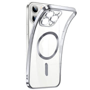 Etui Silikonowe do MagSafe - iPhone 14 Pro Max - Srebrny