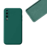 Etui Silikonowe - Liquid Silicone - Huawei P30 - Ciemny Zielony