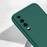 Etui Silikonowe - Liquid Silicone - Huawei P30 - Ciemny Zielony