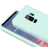 Etui Silikonowe - Liquid Silicone - Samsung Galaxy S9+ - Miętowy