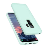 Etui Silikonowe - Liquid Silicone - Samsung Galaxy S9+ - Miętowy