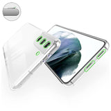 Etui 360° - Silikon + Wzmacniane Plecki - Samsung Galaxy S21 FE