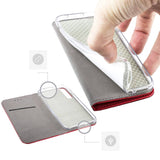 Etui Flip Cover - Magnetyczne Etui Książkowe - Samsung Galaxy M13 4G - Czerwony