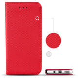 Etui Flip Cover - Magnetyczne Etui Książkowe - Oppo Find X5 Lite - Czerwony
