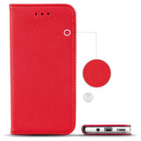 Etui Flip Cover - Magnetyczne Etui Książkowe - Samsung Galaxy S22 - Czerwony
