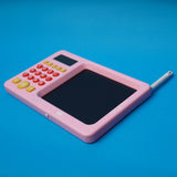 Tablet Graficzny Dziecięcy do Pisania Z Kalkulatorem - Kolor Różowy