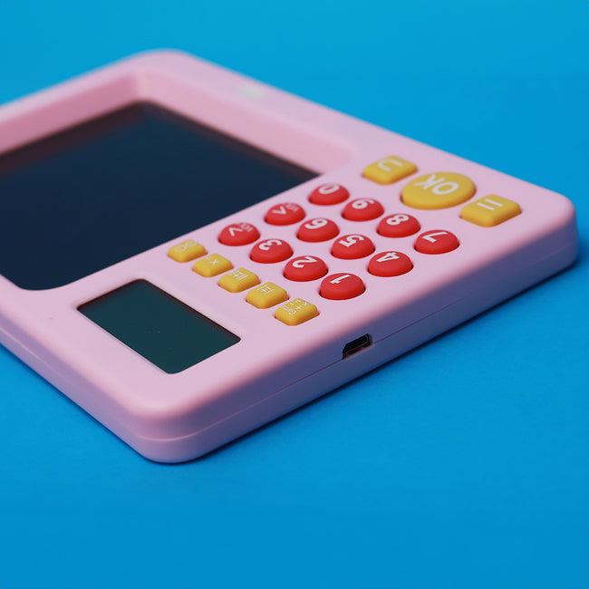 Tablet Graficzny Dziecięcy do Pisania Z Kalkulatorem - Kolor Różowy