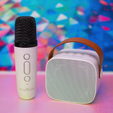 Zestaw Do Karaoke Mikrofon Głośnik Maxlife MXKS-100 - Biały