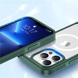 Etui Kolor Clear Grip do MagSafe - iPhone 14 Pro - Zielony