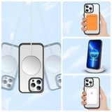 Etui Kolor Clear Grip do MagSafe - iPhone 14 Plus - Czarny