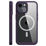 Etui Kolor Clear Grip do MagSafe - iPhone 14 Plus - Fioletowy