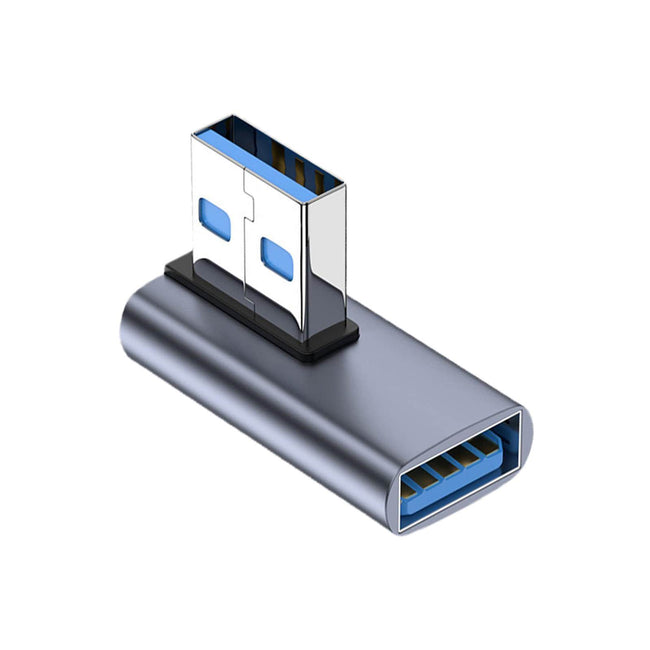 Adapter USB A → USB A Kątowy Łamany - 90°