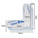 Zabezpieczenia na Narożniki - Samoprzylepne - 10 szt