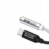 Wzmacniacz Sygnału Audio DAC na USB-C 16-BIT 48 kHz - AB136D T2 - Czarny