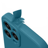 Etui Silikonowe - Liquid Silicone - iPhone 12 - Pacific Blue