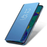 Etui Clear View - Samsung Galaxy S21 Ultra - Niebieski