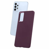 Etui Satin Case - Samsung Galaxy S23+ - Burgundowy