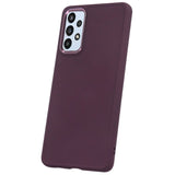 Etui Satin Case - Samsung Galaxy A52s - Burgundowy