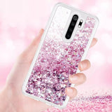 Etui Silikonowe Brokatowe Glitter - Samsung Galaxy S21 FE - Różowy