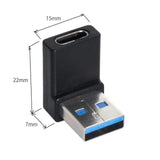 Adapter Phoneo® USB 3.1 do USB-C Kątowy - 90°