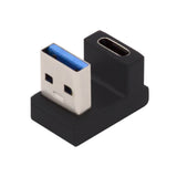 Adapter USB-A → USB-C Kątowy - 90°