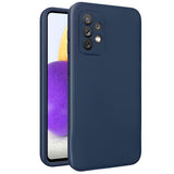 Etui Silikonowe - Liquid Silicone - Samsung Galaxy A42 - Granatowy