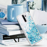 Etui Silikonowe Brokatowe Glitter - Xiaomi Mi 11 Lite 5G - Niebieski