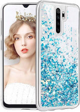 Etui Silikonowe Brokatowe Glitter - Samsung Galaxy S20 FE - Niebieski