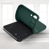 Etui Silikonowe - Liquid Silicone - Samsung Galaxy S23 - Ciemny Zielony