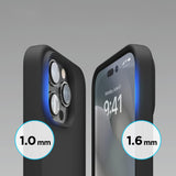 Etui Silikonowe - Liquid Silicone - iPhone 15 Pro Max - Czarny