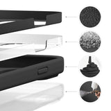 Etui Silikonowe - Liquid Silicone - iPhone 15 Pro Max - Czarny