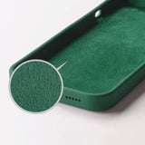 Etui Silikonowe - Liquid Silicone - iPhone 7 / 8 - Ciemny Zielony