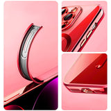 Etui Silikonowe Camera Protect do Magsafe - iPhone 14 - Czerwony