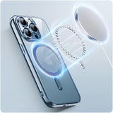 Etui Silikonowe Camera Protect do Magsafe - iPhone 13 - Niebieski