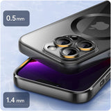 Etui Silikonowe Camera Protect do Magsafe - iPhone 14 Plus - Czarny