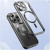 Etui Silikonowe Camera Protect do Magsafe - iPhone 12 - Czarny