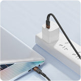 ESSAGER® Kabel USB-C - Szybkie Ładowanie - 100W / 6A - 1M - Brązowy