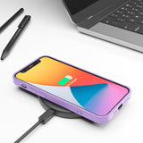 Etui Silikonowe - Liquid Silicone - iPhone X / XS - Lawendowy