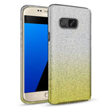 Etui Brokatowe Glitter Case - Samsung Galaxy S7 Edge - Złoty