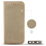 Flip Cover - Magnetyczne Etui Książkowe - Samsung Galaxy S21 FE - Złoty