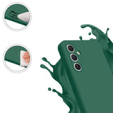 Etui Silikonowe - Liquid Silicone - Samsung Galaxy A54 - Ciemny Zielony