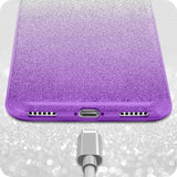 Etui Brokatowe Glitter Case - Huawei Mate 20 - Fioletowy