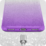 Etui Brokatowe Glitter Case - Samsung S8 - Fioletowy
