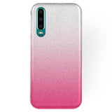 Etui Brokatowe Glitter Case - Huawei P20 - Różowy
