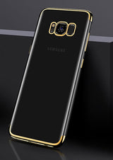 Etui Silikonowe Luxury Plated - Samsung Galaxy S8+ - Złoty