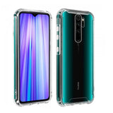 Wzmacniane Etui Hard Case - Xiaomi Redmi Note 8 Pro - Transparentny