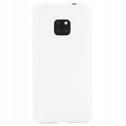 Etui Silikonowe Candy Kolor - Huawei Mate 20 Pro - Biały