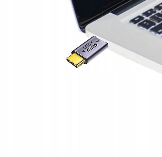 Adapter Przejściówka USB-C do USB-C - Typ: Męski / Męski