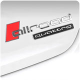 Emblemat / Znaczek ALLROAD Audi - Kolor Czerwono Srebrny
