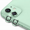 Ring ze szkłem na aparat - iPhone 11, komplet 2 szt., jasnozielony